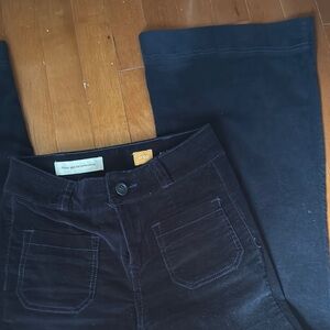 Pilcro and the Letterpress Black Wide Leg Pants